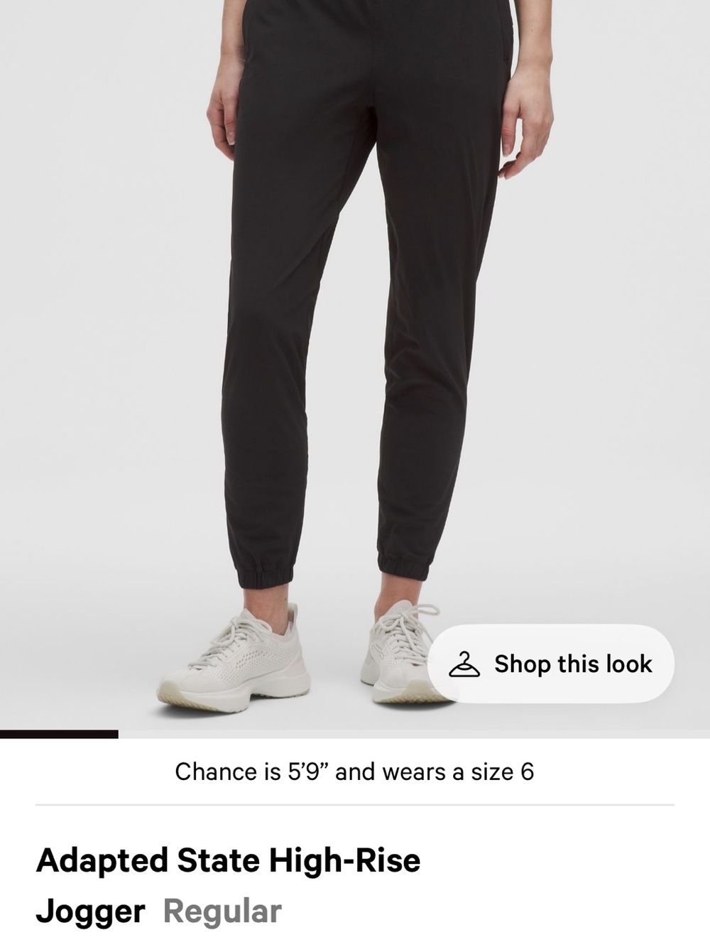 Lulu Lemon Adapted State High-Rise Jogger
